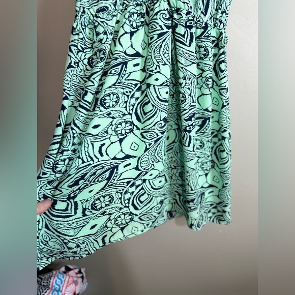 Pink large dress17 p2p. 35” length  vneck preloved no flaws - Picture 4 of 7